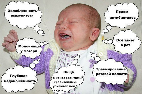 molochnicya na gubah u ditini nemovlya l kuvannya 4 - Молочниця на губах: у дитини, немовля, лікування